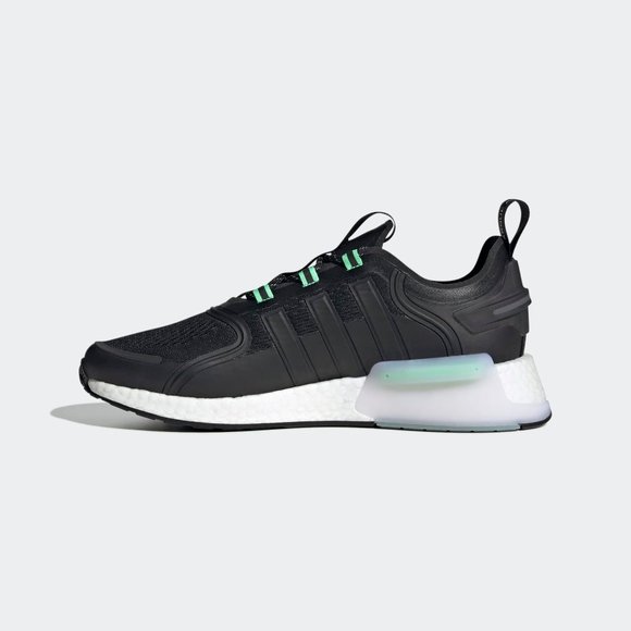 Adidas NMD_V3 Boost Low Mens Casual Running Shoes Black Green GX2084 NEW Size 11 - Picture 4 of 6